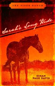 Sarah's Long Ride by Susan Page Davis