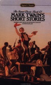 Cover of: The Signet Classic Book of Mark Twain's Short Stories (Signet Classics) by Mark Twain, Justin Kaplan