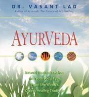 Ayurveda by Vasant Lad