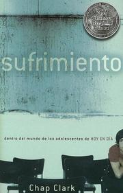 Cover of: Sufrimiento / Hurt: Inside the World of Today's Teenagers