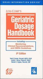 Lexi-Comp's Geriatric Dosage Handbook