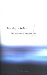 Cover of: Learning to Reflect by Bryce Morgan