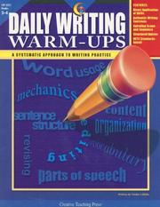 Cover of: Daily Writing Warm-Ups: Grades 3-4