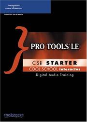Cover of: Pro Tools LE CSi Starter (Csi Starter)