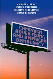Cover of: Campaign Advertising and American Democracy