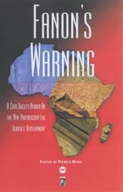 Cover of: Fanons Warning by Patrick Bond