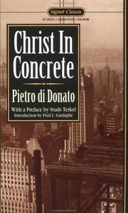 Christ in Concrete by Pietro Di Donato