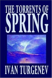 Cover of: The Torrents of Spring | Ivan Sergeevich Turgenev