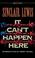 Cover of: It Can't Happen Here