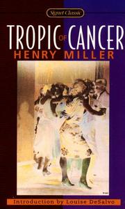 Cover of: Tropic of Cancer by Henry Miller