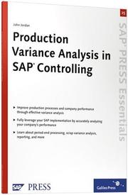 Cover of: Production Variance Analysis in SAP Controlling