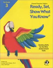 Cover of: RSSWYK on the Ohio Achievement Tests for Grade 3, Parent/Teacher Edition