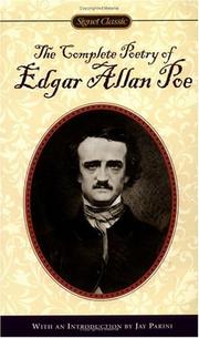 Cover of: The complete poetry of Edgar Allan Poe by Edgar Allan Poe