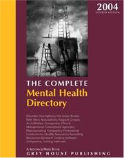 Cover of: The Complete Mental Health Directory 2004 by Laura Mars