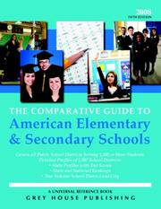 Cover of: Comparative Guide to American Elementary & Secondary Schools 2008: All Public School Districts Serving 1,500 or More Students (Comparative Guide to American Elementary and Secondary Schools)