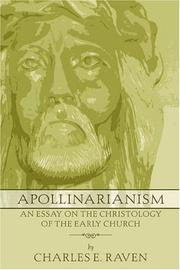 Cover of: Apollinarianism by Charles E. Raven