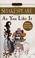 Cover of: As You Like It (Signet Classics)