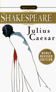 Cover of: The tragedy of Julius Caesar by William Shakespeare