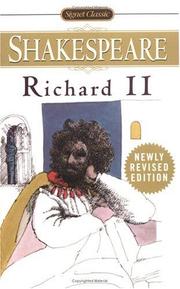 Cover of: Richard II (Signet Classics) by William Shakespeare