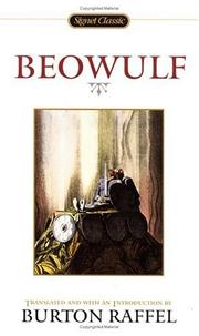Cover of: Beowulf by [translated and] with an introduction by Burton Raffel ; afterword by Robert P. Creed.