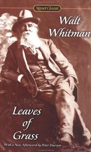 Cover of: Leaves of grass by Walt Whitman