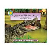 Alligator at Saw Grass Road by Janet Halfman