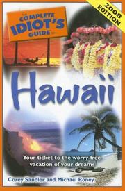 The Complete Idiot's Guide to Hawaii by Corey Sandler