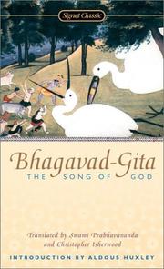 Cover of: Bhagavad-Gita: by 