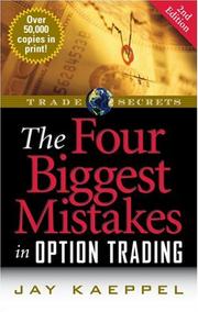 Cover of: The Four Biggest Mistakes in Option Trading by Jay Kaeppel