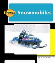Cover of: Snowmobiles by E. S. Budd