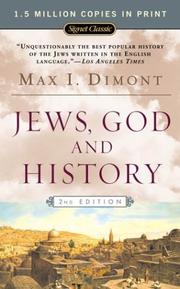 Cover of: Jews, God, and History by Max I. Dimont