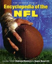 Cover of: Oakland Raiders to Super Bowl XII (The Child's World Encyclopedia of the NFL)