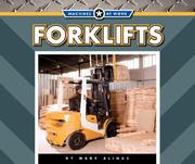 Cover of: Forklifts by Marv Alinas