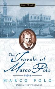 Cover of: Travels of Marco Polo (Signet Classics) by Marco Polo, Milton Rugoff