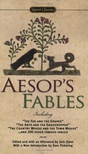 Cover of: Aesop's fables by edited and with an afterword by Jack Zipes ; with an new introduction by Sam Pickering.