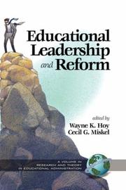 Cover of: Educational Leadership and Reform (Research and Theory in Educational Administration) (Research and Theory in Educational Administration) by 