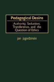 Cover of: Pedagogical Desire | Jan Jagodzinski
