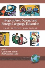 Cover of: Project-Based Second and Foreign Language Education by 