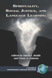 Cover of: Spirituality, Social Justice,and Language Learning (PB) (Comtemporary Language Education)