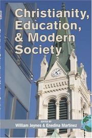 Cover of: Christianity, Education and Modern Society (HC)