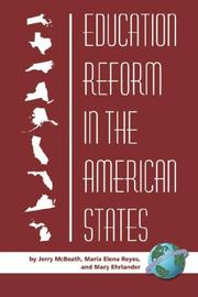 Cover of: Education Reform in the American States (PB)