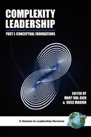 Cover of: Complexity Leadership: Part 1 by 