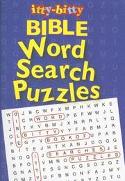 Cover of: Itty-Bitty Word Search (Itt-Bitty Bible Activity) by Warner Press