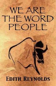 Cover of: We Are the Word People by Edith Reynolds