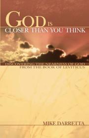 Cover of: God Is Closer Than You Think | Mike Darretta