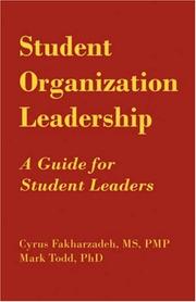 Cover of: Student Organization Leadership: A Guide for Student Leaders