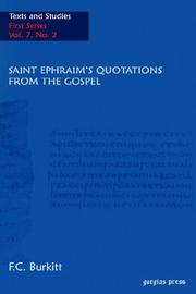 Cover of: S. Ephraim's Quotations From The Gospel