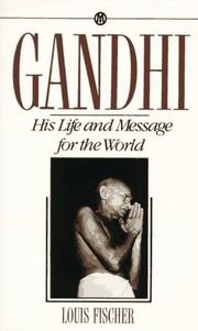 Cover of: Gandhi by Louis Fischer