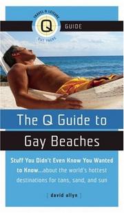 Cover of: The Q Guide to Gay Beaches: Stuff You Didn't Know You Wanted to Know...about the World's Hottest Destinations for Tans, Sand, and Sun (The Q Guides)