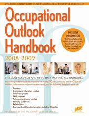 Occupational Outlook Handbook, 2008-2009 (Occupational Outlook Handbook (Jist Works))